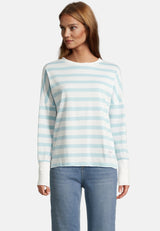salzhaut - KLUET Damen Shirt normale Passform - adenauer & co - Anker - Basic - 3 - #farbe_Beige Aqua