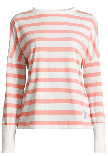 Salzhaut - KLUET Damen normale Passform - Damen - Langarmshirt - Longsleeve - 7 - #farbe_beige-coral
