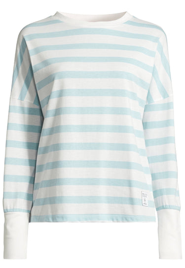 salzhaut - KLUET Damen normale Passform - Damen - Langarmshirt - Longsleeve - 2 - #farbe_beige-aqua