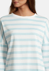 salzhaut - KLUET Damen Shirt normale Passform - adenauer & co - Anker - Basic - 4 - #farbe_Beige Aqua