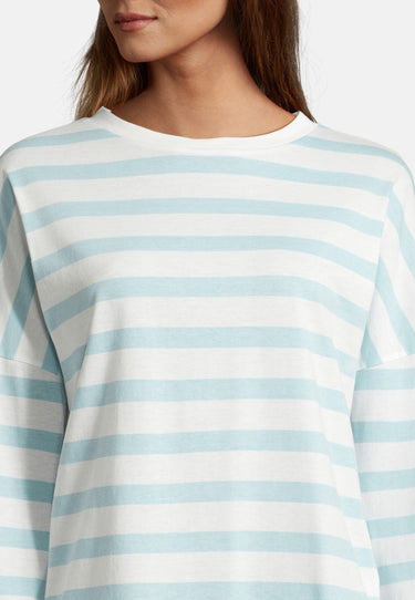 salzhaut - KLUET Damen normale Passform - Damen - Langarmshirt - Longsleeve - 3 - #farbe_beige-aqua