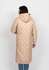 Salzhaut - KÖPHÖÖRDER Damen Oversized - Damen - Hoodiejacke - Kapuze - 3 - #farbe_beige