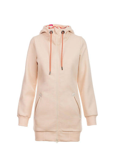 Salzhaut - KRAUĞ Damen normale Passform - Hamburg - Hoodiejacke - kuschelig - 2 - #farbe_beige