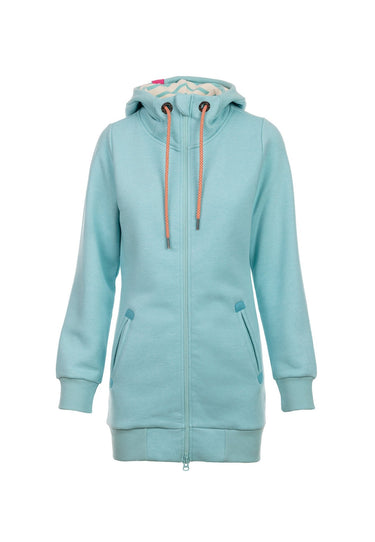 Salzhaut - KRAUĞ Damen normale Passform - Hamburg - Hoodiejacke - kuschelig - 10 - #farbe_aqua