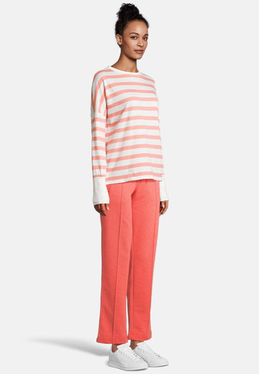 Salzhaut - KRÖYEM Damen normale Passform - Damen - Hose - Joggpants - 5 - #farbe_coral