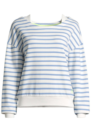 Salzhaut - LAFF Damen lässig - Hoodie - Langarmshirt - Longsleeve - 12 - #farbe_offwhite-ice-blue