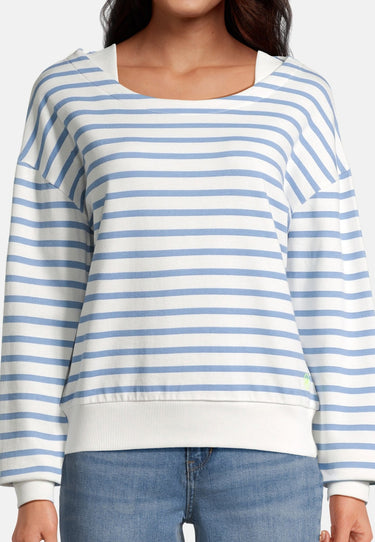 Salzhaut - LAFF Damen lässig - Hoodie - Langarmshirt - Longsleeve - 13 - #farbe_offwhite-ice-blue
