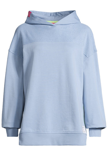 Salzhaut - LEESGOOD Damen Oversized - Hoodie - Kapuzenpullover - Langarmshirt - 12 - #farbe_ice-blue