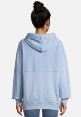 Salzhaut - LEESGOOD Damen Oversized - Hoodie - Kapuzenpullover - Langarmshirt - 14 - #farbe_ice-blue
