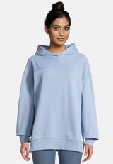 Salzhaut - LEESGOOD Damen Oversized - Hoodie - Kapuzenpullover - Langarmshirt - 11 - #farbe_ice-blue