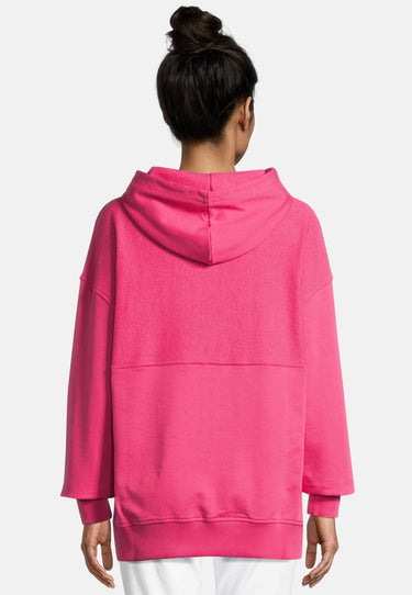 Salzhaut - LEESGOOD Damen Oversized - Hoodie - Kapuzenpullover - Langarmshirt - 9 - #farbe_pink