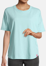 salzhaut - LEEV Damen Shirt Oversized - adenauer & co - Anker - Basic - 26 - #farbe_Aqua