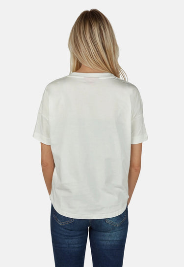 salzhaut - LEEV Damen Oversized - Hamburg - Rundhals - T-Shirt - 4 - #farbe_offwhite
