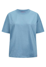 salzhaut - LEEV Damen Shirt Oversized - adenauer & co - Anker - Basic - 30 - #farbe_Ice Blue