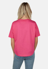 salzhaut - LEEV Damen Shirt Oversized - adenauer & co - Anker - Basic - 15 - #farbe_Pink