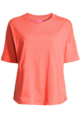 salzhaut - LEEV Damen Shirt Oversized - adenauer & co - Anker - Basic - 18 - #farbe_Coral