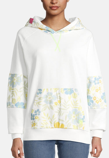 Salzhaut - LEEVDE Damen Oversized - Hoodie - Kapuzenpullover - Langarmshirt - 3 - #farbe_offwhite
