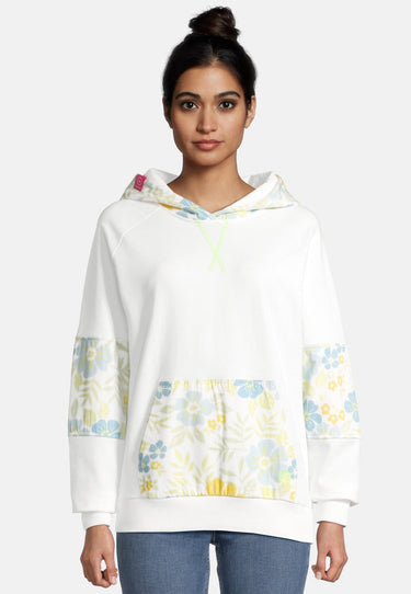 Salzhaut - LEEVDE Damen Oversized - Hoodie - Kapuzenpullover - Langarmshirt - 1 - #farbe_offwhite