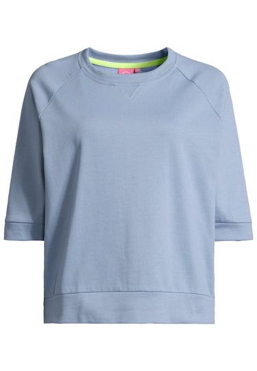 Salzhaut - LÖÖG Damen Oversized - Reduziert - Rundhals - Sweatjacke - 7 - #farbe_ice-blue