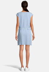 Salzhaut - LUUR Damen normale Passform - Kleid - Reduziert - ringel - 4 - #farbe_ice-blue
