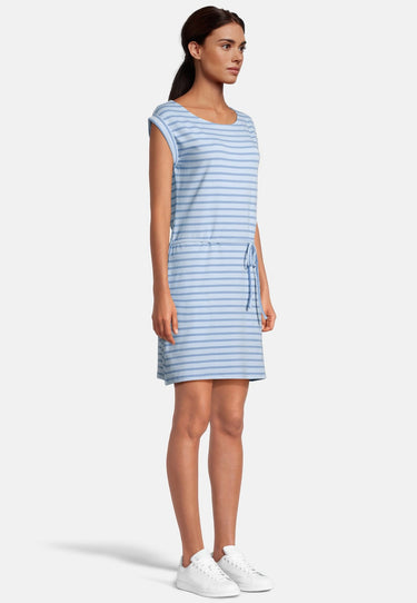 Salzhaut - LUUR Damen normale Passform - Kleid - Reduziert - ringel - 5 - #farbe_ice-blue
