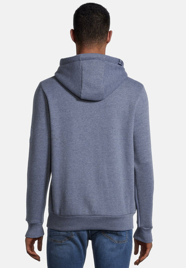 Salzhaut - MAKKER Herren normale Passform - Hamburg - Sweatjacke - Ärmeleinsatz - 9 - #farbe_jeans-blue