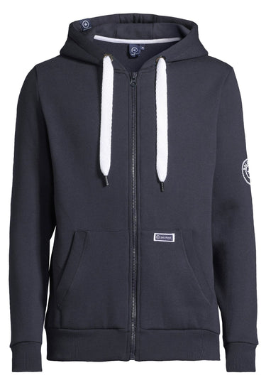 Salzhaut - MAKKER Herren normale Passform - Hamburg - Sweatjacke - Ärmeleinsatz - 12 - #farbe_navy
