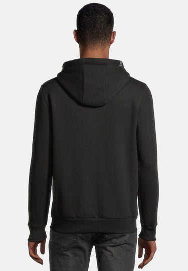 Salzhaut - MAKKER Herren normale Passform - Hamburg - Sweatjacke - Ärmeleinsatz - 19 - #farbe_black