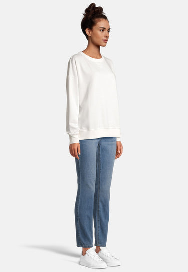salzhaut - Meihoop Damen Sweatshirt Relaxed-Fit - adenauer & co - Anker - Backprint - 5 - #farbe_Offwhite