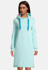 salzhaut - MÖÖV KLEID Damen Knielanges Kleid (Midi) Leicht tailliert - adenauer & co - Anker - Basic - 20 - #farbe_Aqua