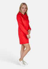 salzhaut - MÖÖV KLEID Damen Knielanges Kleid (Midi) Leicht tailliert - adenauer & co - Anker - Basic - 5 - #farbe_Red