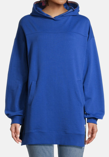 Salzhaut - MÖHL Damen Oversized - Hoodie - Kapuzenpullover - Langarmshirt - 13 - #farbe_ultramarine