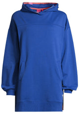 Salzhaut - MÖHL Damen Oversized - Hoodie - Kapuzenpullover - Langarmshirt - 12 - #farbe_ultramarine