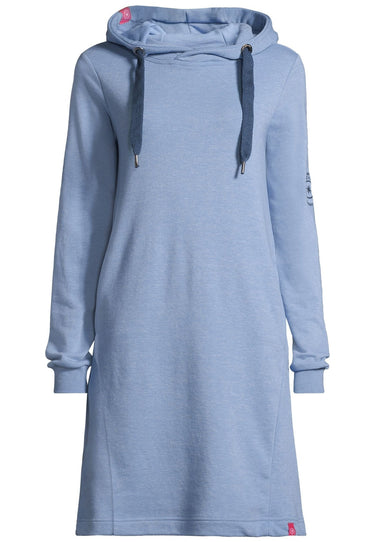 Salzhaut - MÖÖV Damen Leicht tailliert - Hamburg - Hoodiekleid - Kleid - 12 - #farbe_ice-blue