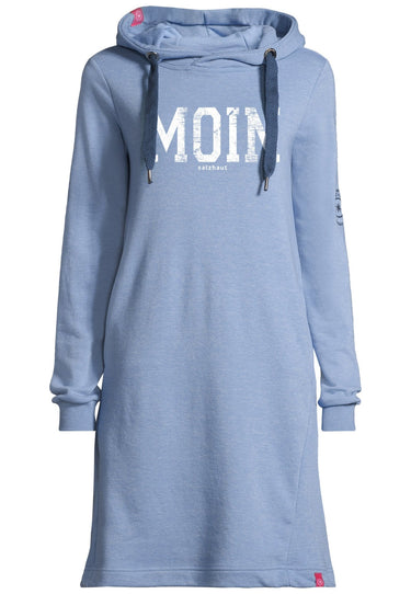 Salzhaut - MÖÖV - MOIN Damen normale Passform - Hamburg - Hoodiekleid - Kleid - 12 - #farbe_ice-blue