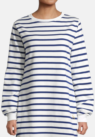 Salzhaut - MÖPPKES Damen Oversized - Damen - Kleid - Reduziert - 8 - #farbe_offwhite-ultramarine