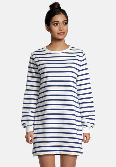 Salzhaut - MÖPPKES Damen Oversized - Damen - Kleid - Reduziert - 6 - #farbe_offwhite-ultramarine