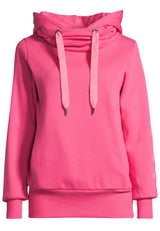 Salzhaut - NEES Damen Oversized - Hoodie - Kapuzenpullover - Langarmshirt - 7 - #farbe_pink