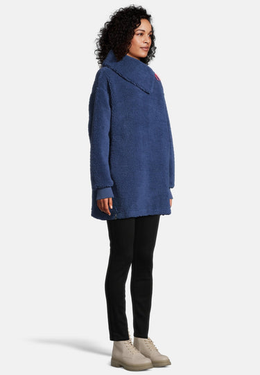 salzhaut - NEIELK Damen Fleecepullover normale Passform - adenauer & co - Anker - Basic - 6 - #farbe_Navy