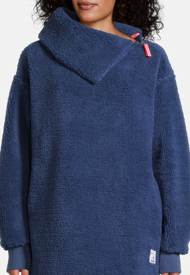 salzhaut - NEIELK Damen Fleecepullover normale Passform - adenauer & co - Anker - Basic - 4 - #farbe_Navy