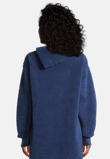 salzhaut - NEIELK Damen Fleecepullover normale Passform - adenauer & co - Anker - Basic - 5 - #farbe_Navy