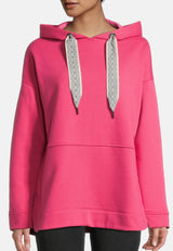 Salzhaut - Netwieser Damen Oversized - Hoodie - Kapuzenpullover - Langarmshirt - 8 - #farbe_pink