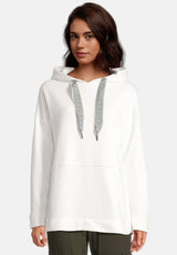 Salzhaut - Netwieser Damen Oversized - Hoodie - Kapuzenpullover - Langarmshirt - 1 - #farbe_offwhite