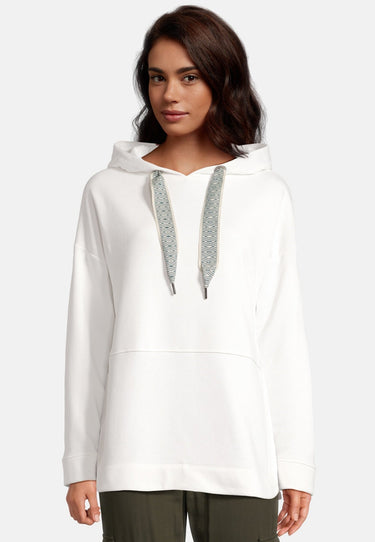 Salzhaut - Netwieser Damen Oversized - Hoodie - Kapuzenpullover - Langarmshirt - 1 - #farbe_offwhite