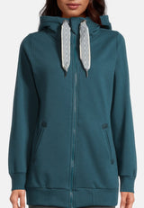 Salzhaut - Nordörp Damen Leicht tailliert - Hoodie - Hoodiejacke - Reduziert - 8 - #farbe_dragonfly