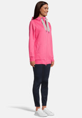 Salzhaut - Nordörp Damen Leicht tailliert - Hoodie - Hoodiejacke - Reduziert - 5 - #farbe_pink