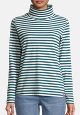 Salzhaut - NÖßEN Damen normale Passform - Reduziert - Rollkragen - Sweatshirt - 3 - #farbe_offwhite-dragonfly