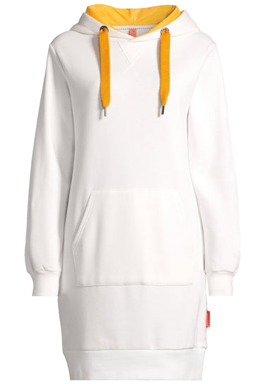 salzhaut - OOLWARDER Damen Oversized - Backprint - Hamburg - Hoodiekleid - 2 - #farbe_offwhite