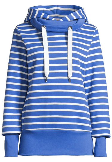 Salzhaut - ÖWER Damen Leicht tailliert - Hoodie - Kapuzenpullover - Langarmshirt - 7 - #farbe_offwhite-sky
