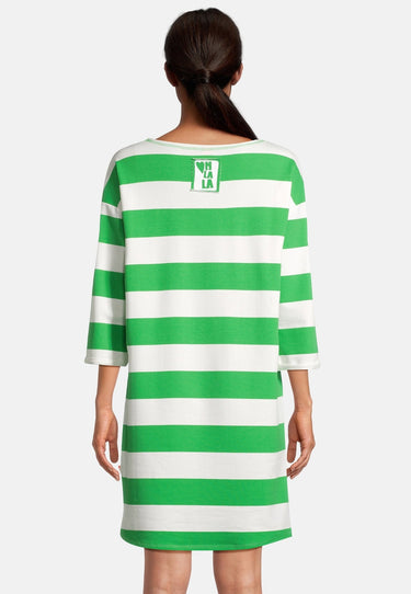 Salzhaut - PADDERWATSCH Damen normale Passform - Reduziert - ringel - Ringelkleid - 9 - #farbe_offwhite-apple-green